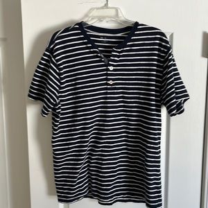 Navy-and-white striped Gap shirt (XL)